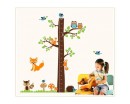 Tree Growth Chart Wall Decal Growth Chart Wall Stickers Tree Owls Mushrooms Hedgehog Lovely 